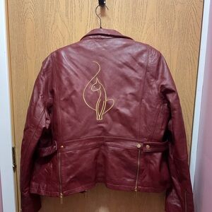 Vintage Y2K Baby Phat Leather Jacket